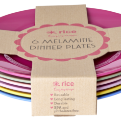 Rice Plato De Arroz De Melamina - 6 Piezas