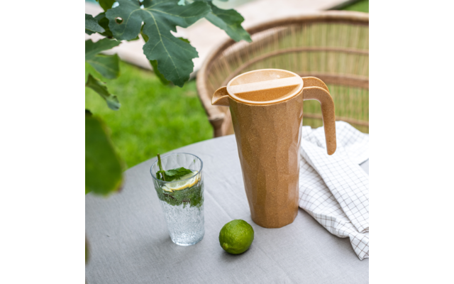 Koziol Club Jarra Super Jarra De Cristal Con Tapa 1,5 Litro Madera Natural 4 Koziol Club Jarra Super Jarra De Cristal Con Tapa 1,5 Litro Madera Natural - Imagen 2