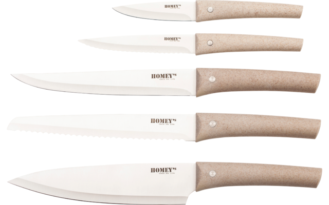 Homeys Cuchillo Vitt 33 Cm Beige/plata 4 Homeys Cuchillo Vitt 33 Cm Beige/plata - Imagen 2