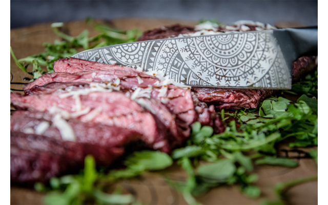 Homeys Shipwright Cuchillo De Chef 33 Cm Negro/plateado 5 Homeys Shipwright Cuchillo De Chef 33 Cm Negro/plateado - Imagen 3