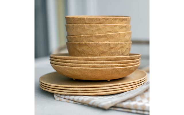 Plato Koziol Club Plano 260 Mm Nature Gris Ceniza 4 Plato Koziol Club Plano 260 Mm Nature Gris Ceniza - Imagen 2