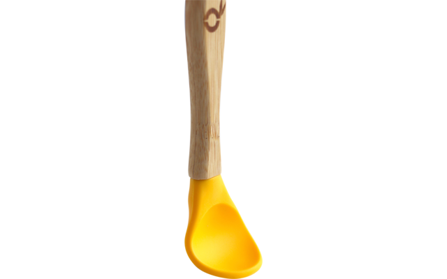 Pandoo Juego De Cucharas De Bambú Y Silicona Para Niños 5 Piezas 8 Pandoo Juego De Cucharas De Bambú Y Silicona Para Niños 5 Piezas - Imagen 6
