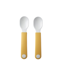 Juego De Cucharas De Aprendizaje Mepal Mio 2 Piezas Amarillo