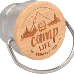 Camplife Botella De Acero Inoxidable Berger Con Tapa De Bambú 350 Ml -Cocinas y barbacoas Ventas 823796 5322374