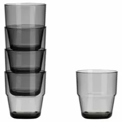 Flamefield Juego De Vasos Smoke 230 Ml